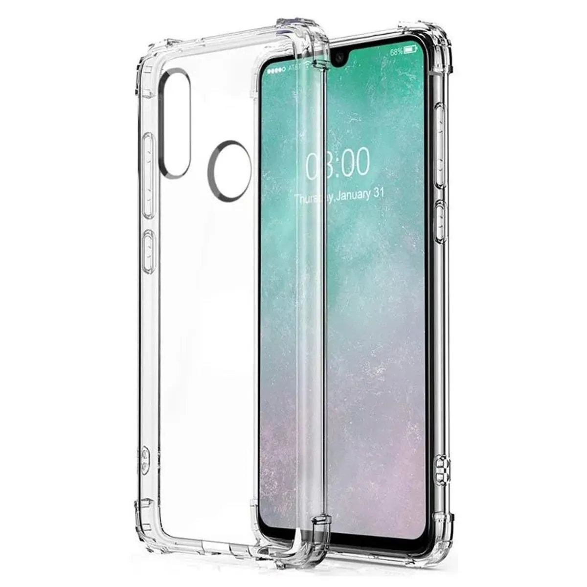 GENERICO - Case Space Funda P30 Lite-Transparente