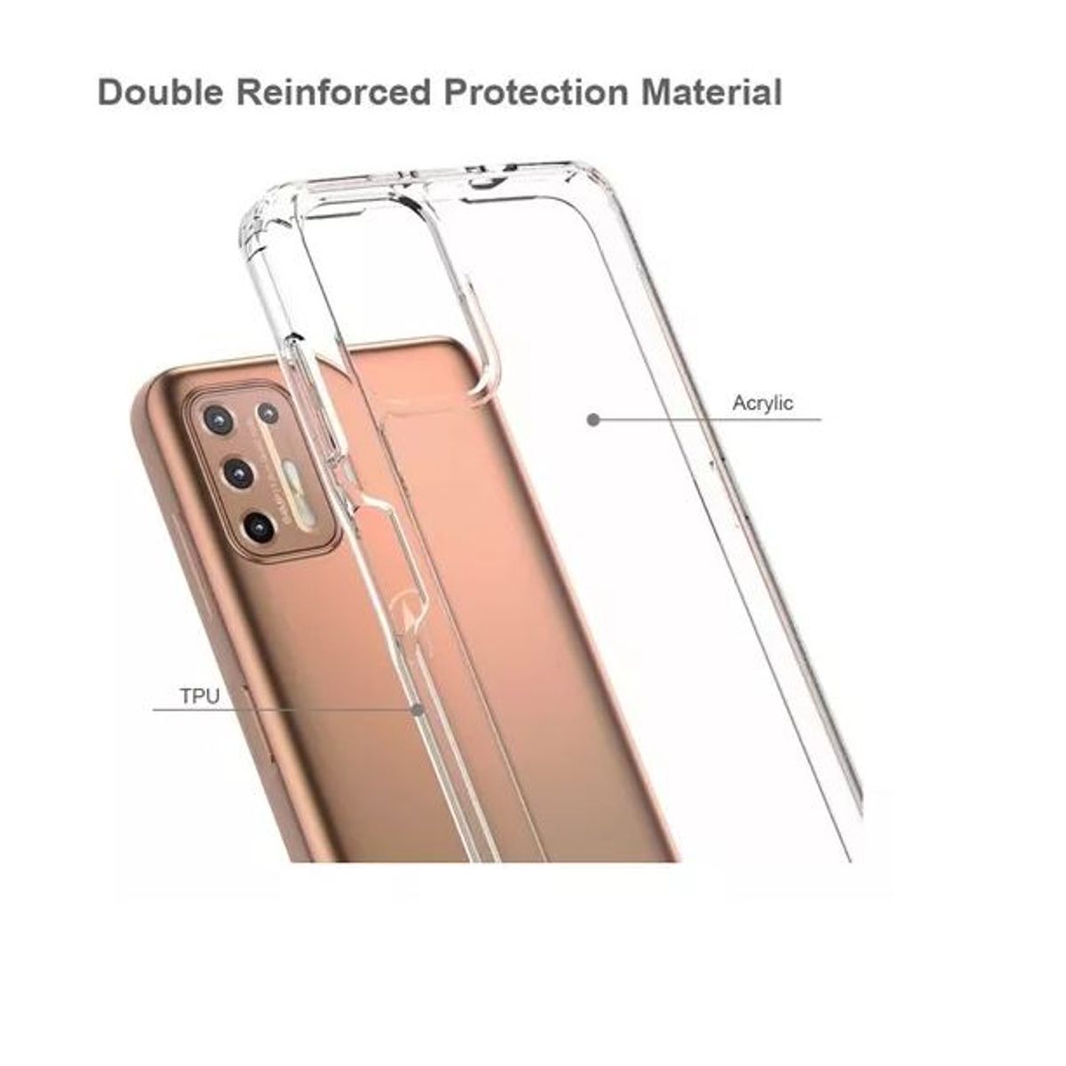 GENERICO - Case Space Funda G9 Plus-Transparente