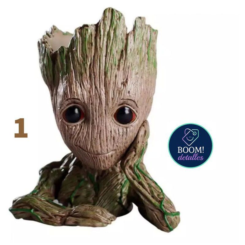 GENERICO - Maceta Macetero Baby Groot Marvel Guardianes de la Galaxia - Modelo 1