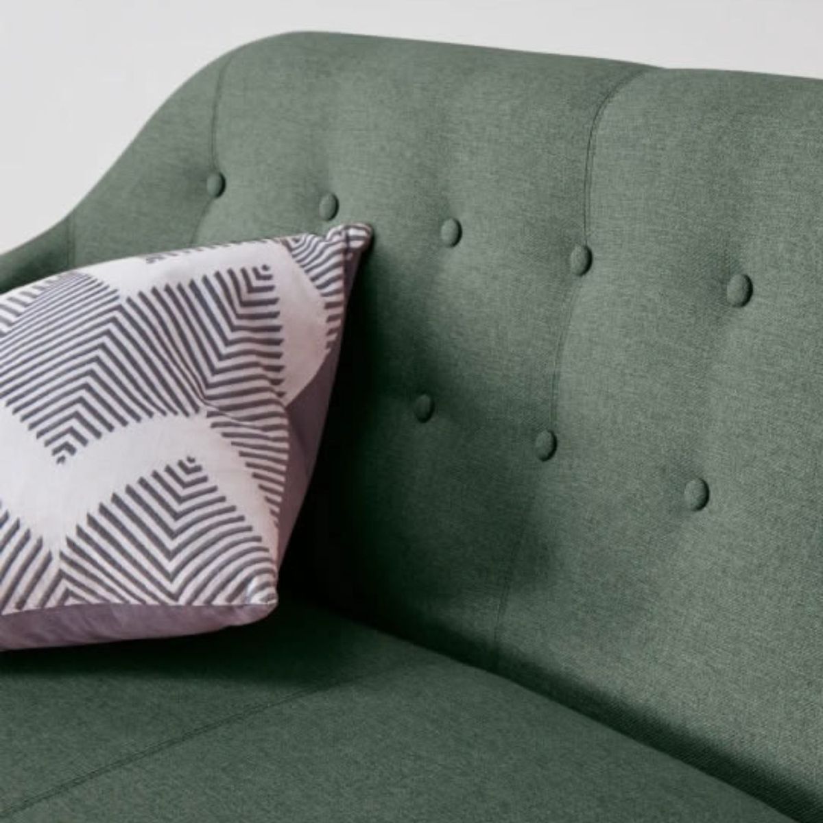 YOLODECORO - Sofá Ritchie De 2 Cuerpos Verde