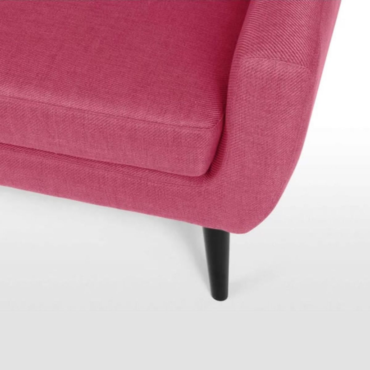 YOLODECORO - Sofá Ritchie De 2 Cuerpos Rosa Chicle Con Botones De Colores