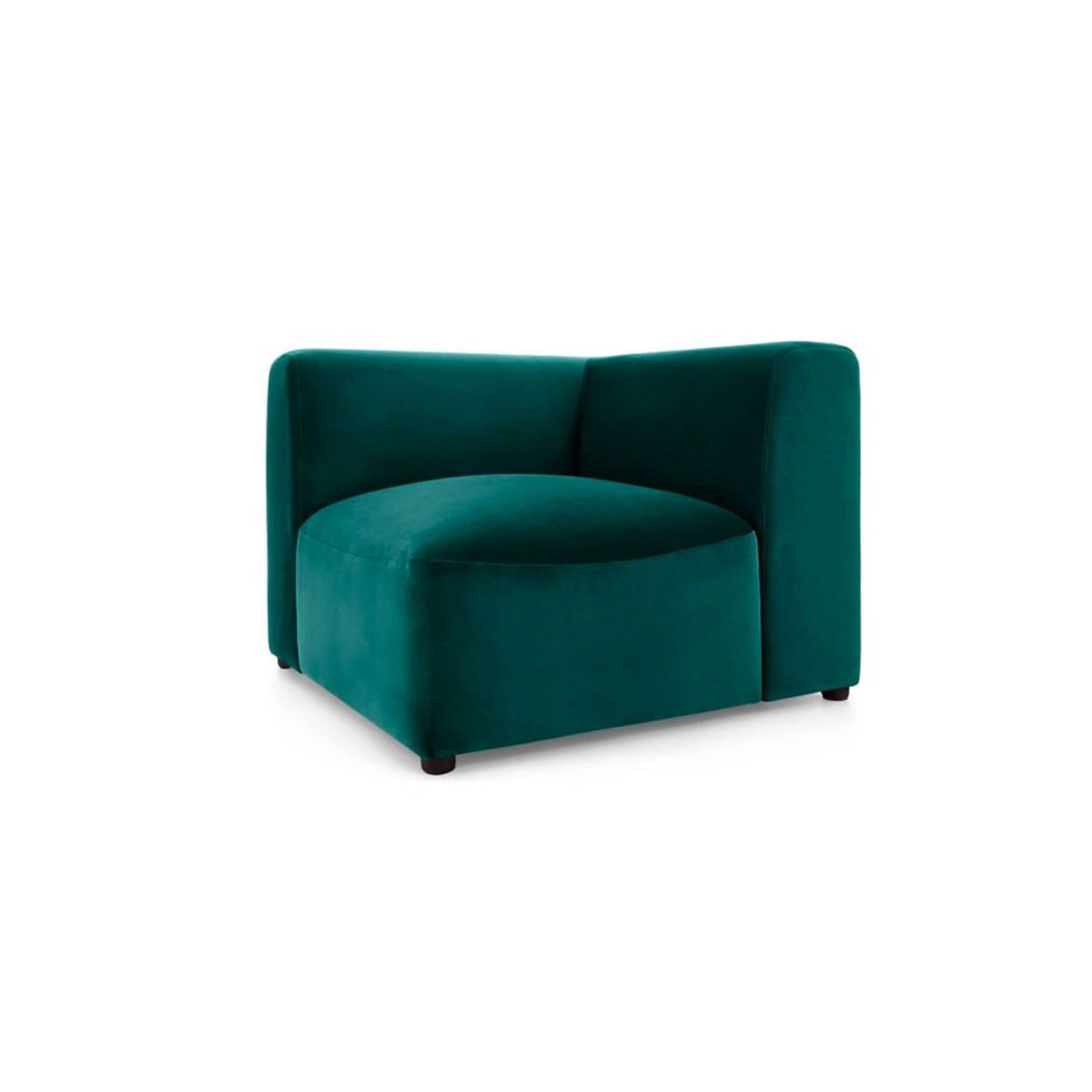 YOLODECORO - Asiento Esquinero Modular Juno Azul Espuma De Mar