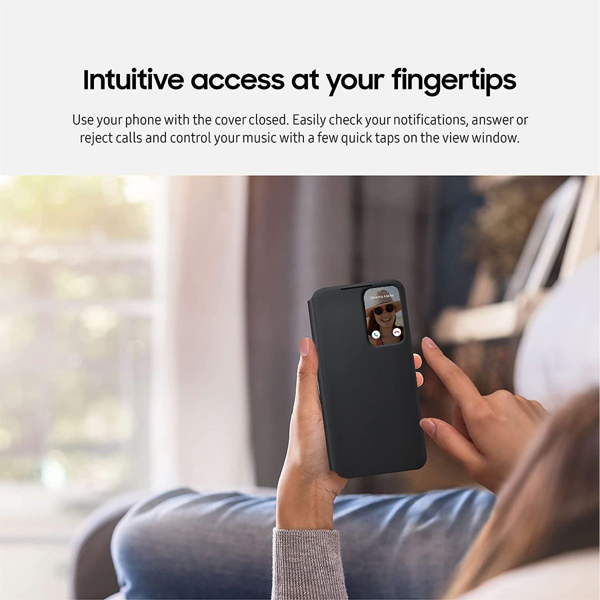 SAMSUNG - Case Samsung Galaxy S22 S-view Flip Cover Original Sellado