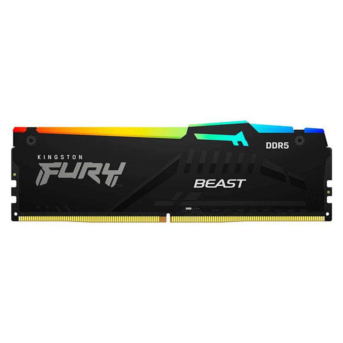 KINGSTON - Memoria RAM Kingston FURY Beast ARGB 16GB DDR5 5600MHz CL40