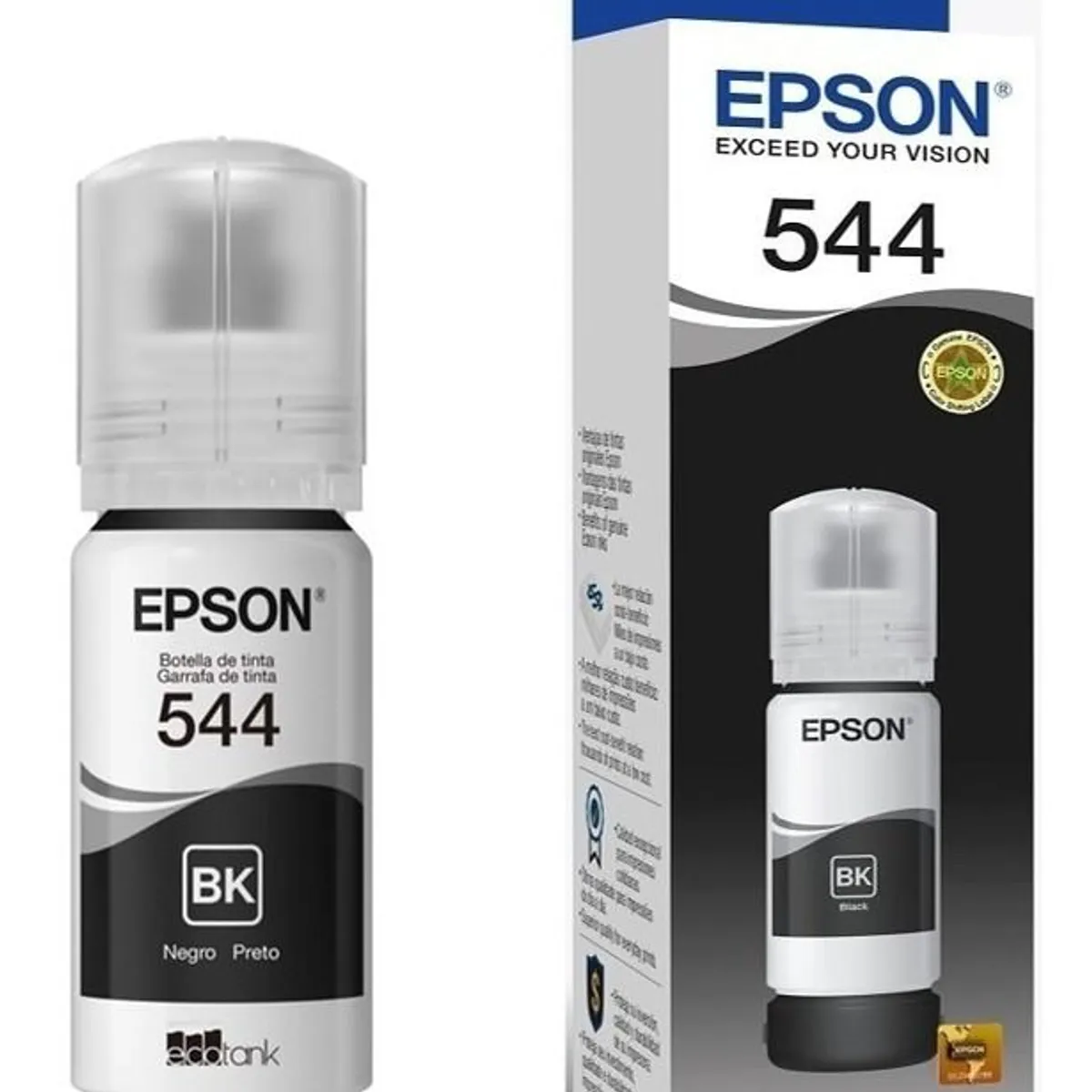 EPSON - Botella tinta epson t544 t544120 t544 negro black l3110 l3150 l3160