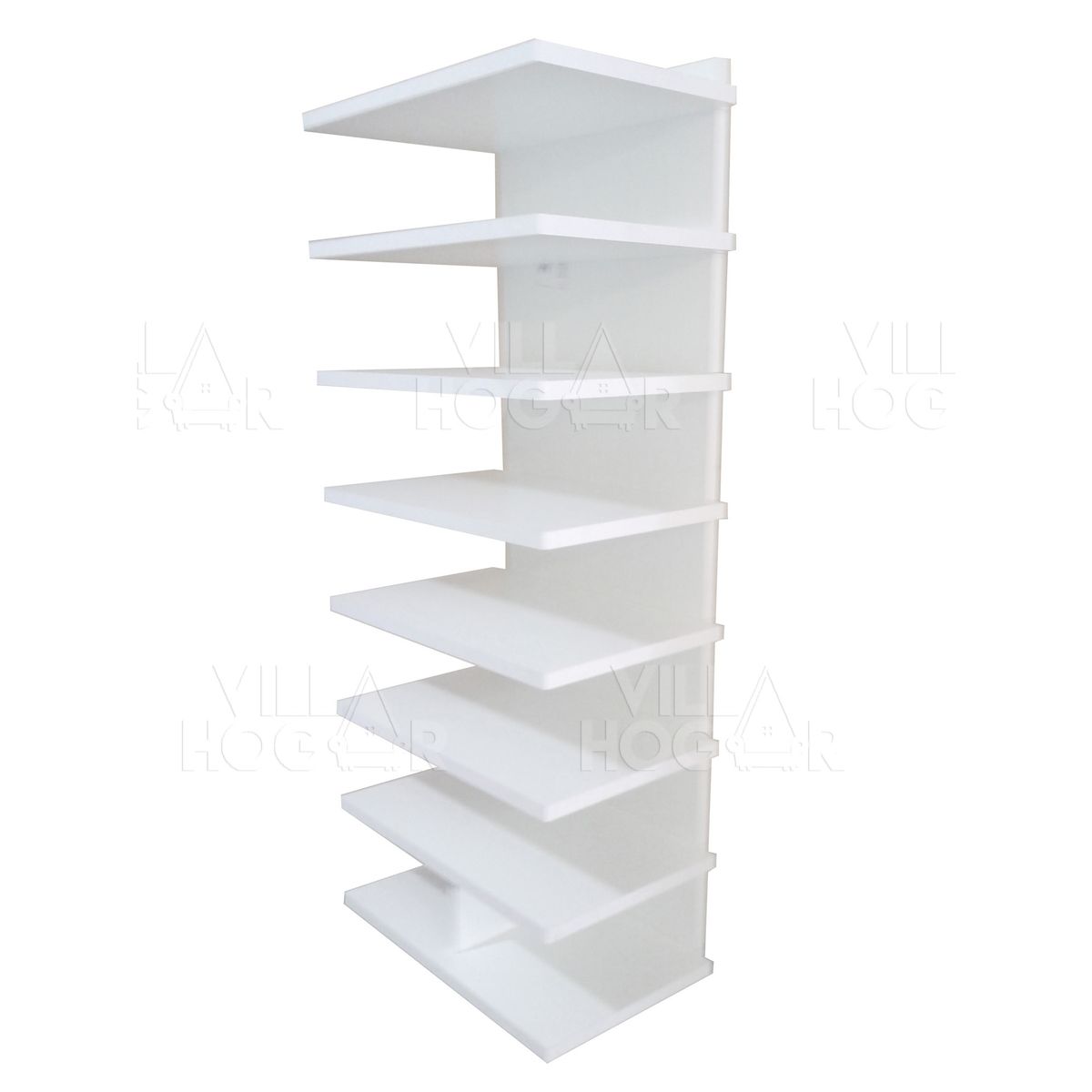 VILLA HOGAR - Zapatera Ely blanco capacidad 16 pares de zapatos