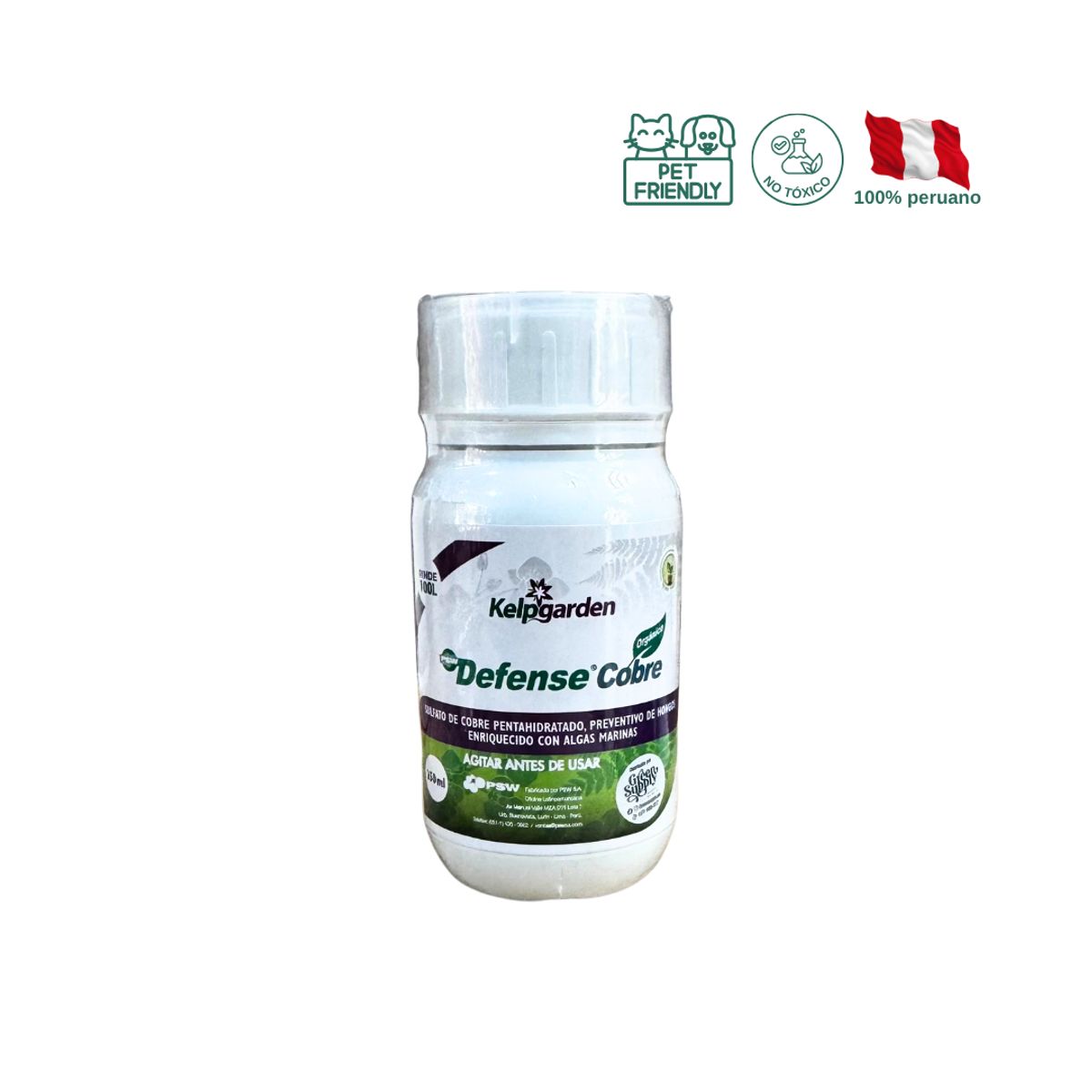 GREEN SUPPLY - Defense Cobre ORGÁNICO 250ml