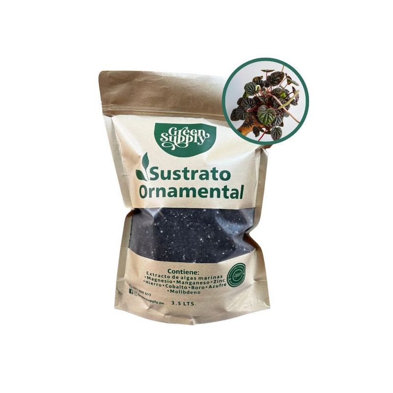 GREEN SUPPLY - Sustrato Ornamental - 3.5 lts