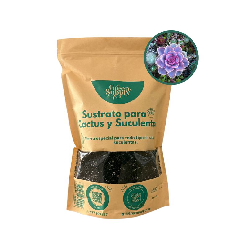 GREEN SUPPLY - Sustrato para Suculentas y Cactus- 3.5 lts