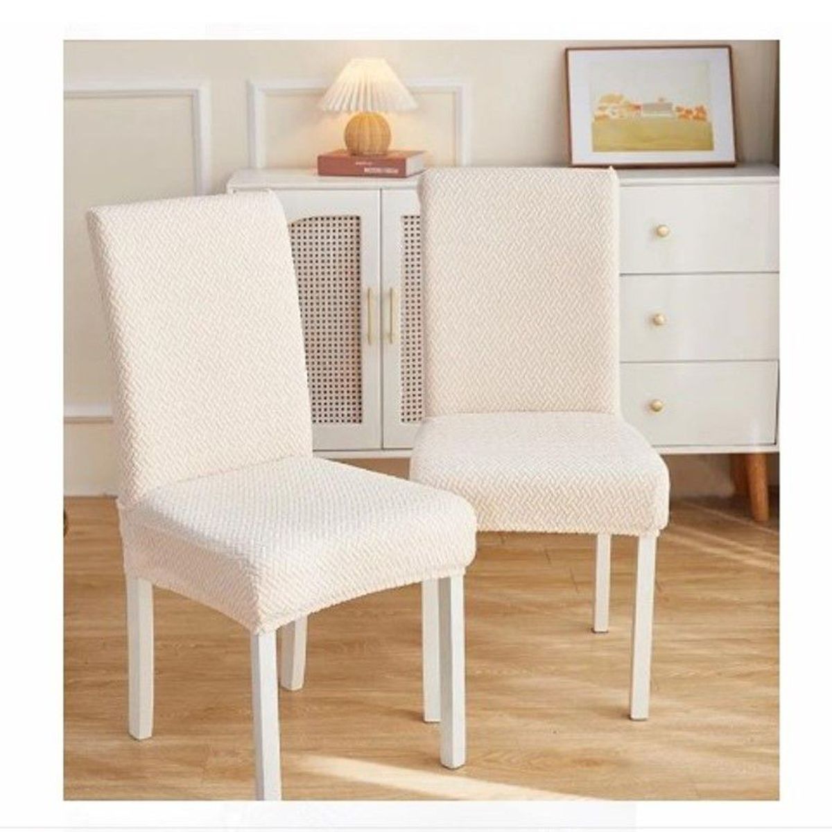 GENERICO - Funda De Silla De ComedorFunda De Silla Ajustable Elástica-6PCS