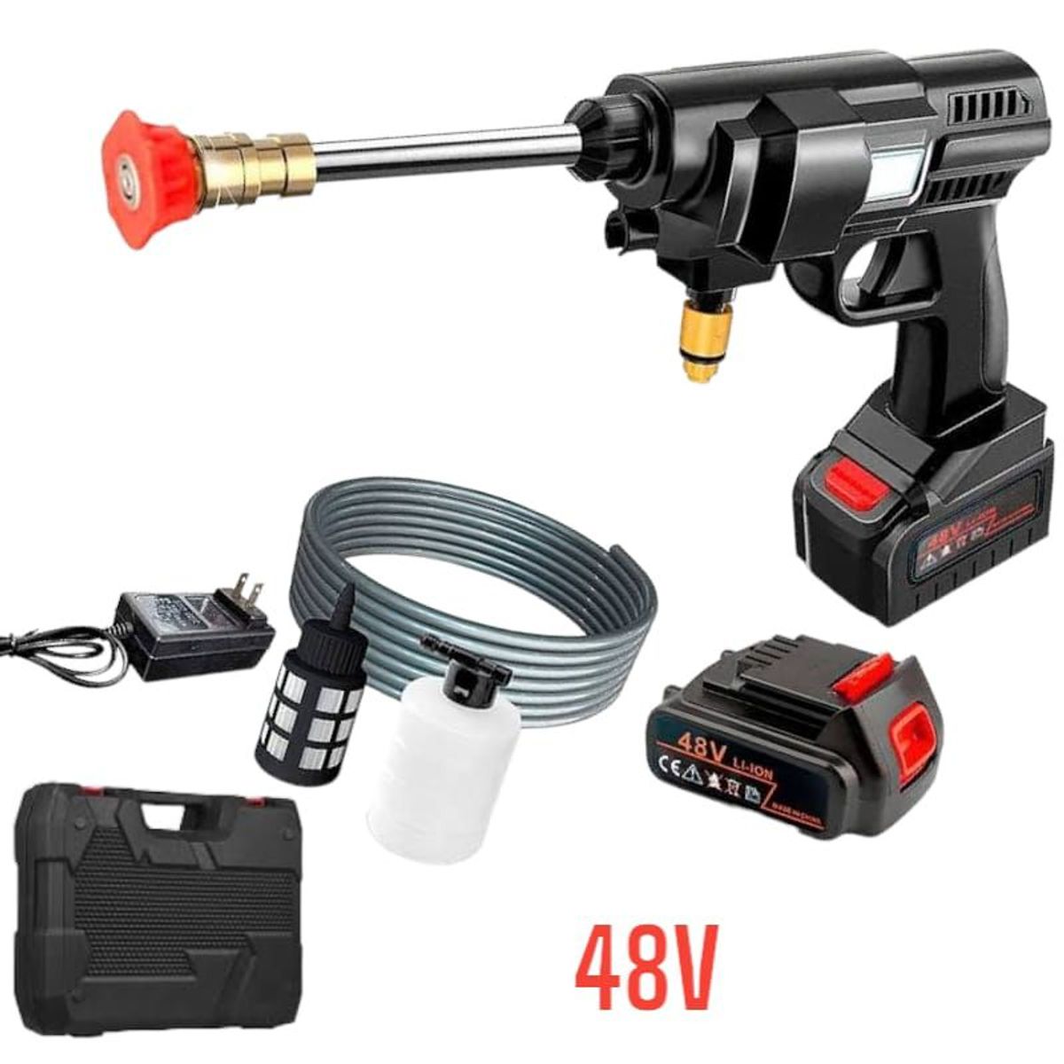 OEM - Pistola de Lavado Alta Presión Inalámbrico Portátil Hidrojet