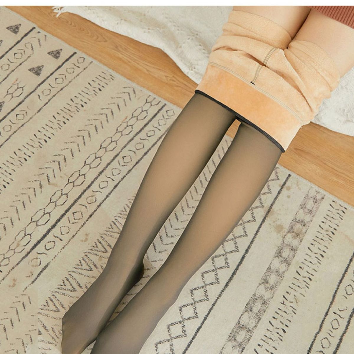 UNIVERSAL - PANTY CALENTADOR EFECTO PIEL con peluche