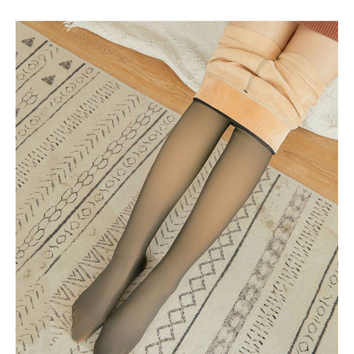 UNIVERSAL - PANTY CALENTADOR EFECTO PIEL con peluche