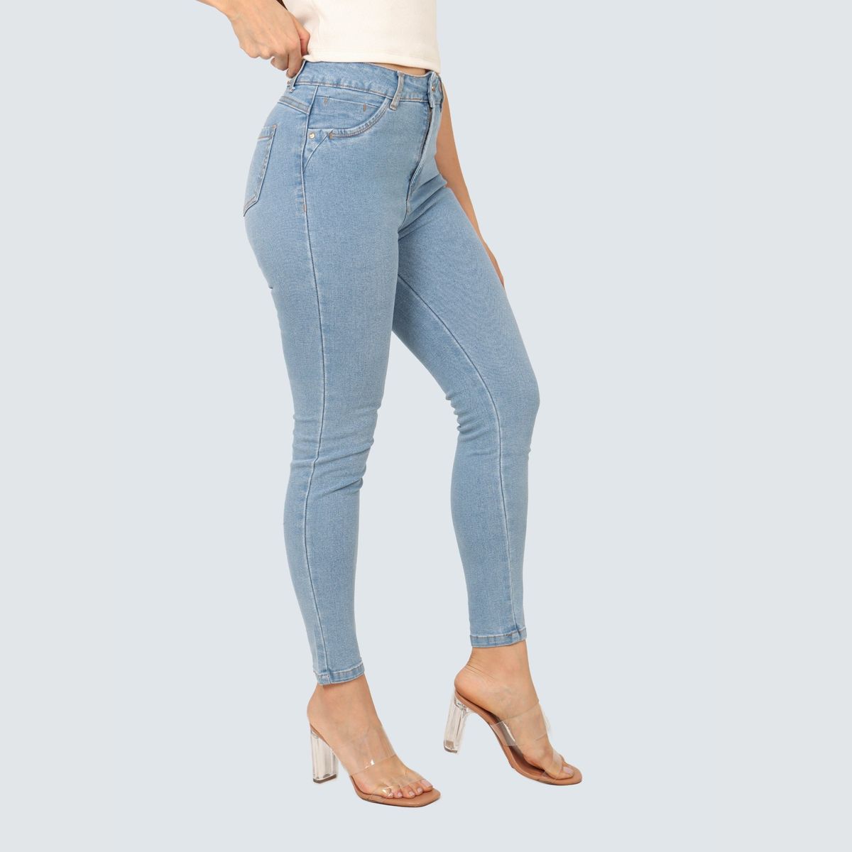 BELLTON'S - JEAN SKINNY CINTURA MUJER BELLTONS KATALINA