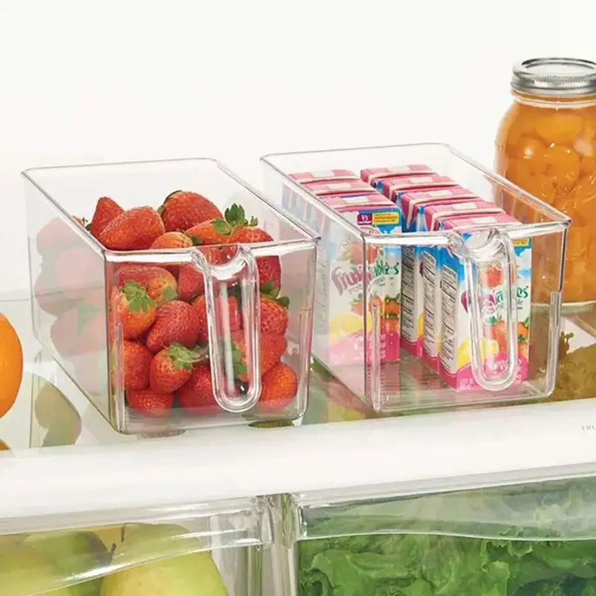 GENERICO - Caja de almacenamiento organizador multiusos para refrigerador