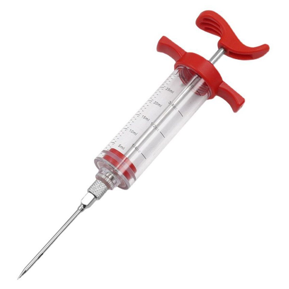 GENERICO - Jeringa de pavo herramientas de hornear inyector de condimentos carnes