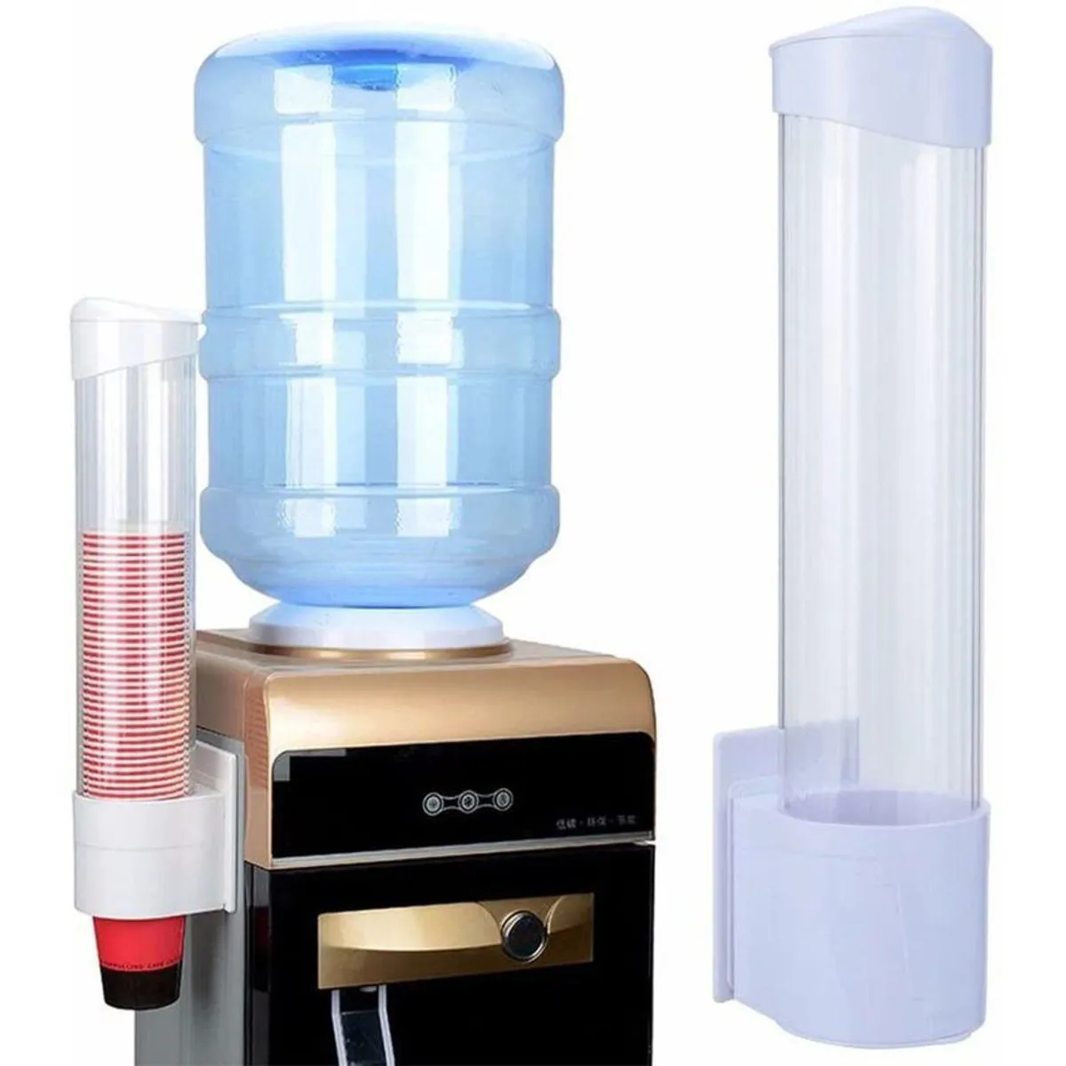 GENERICO - Porta vasos dispensador de vasos de papel y plástico