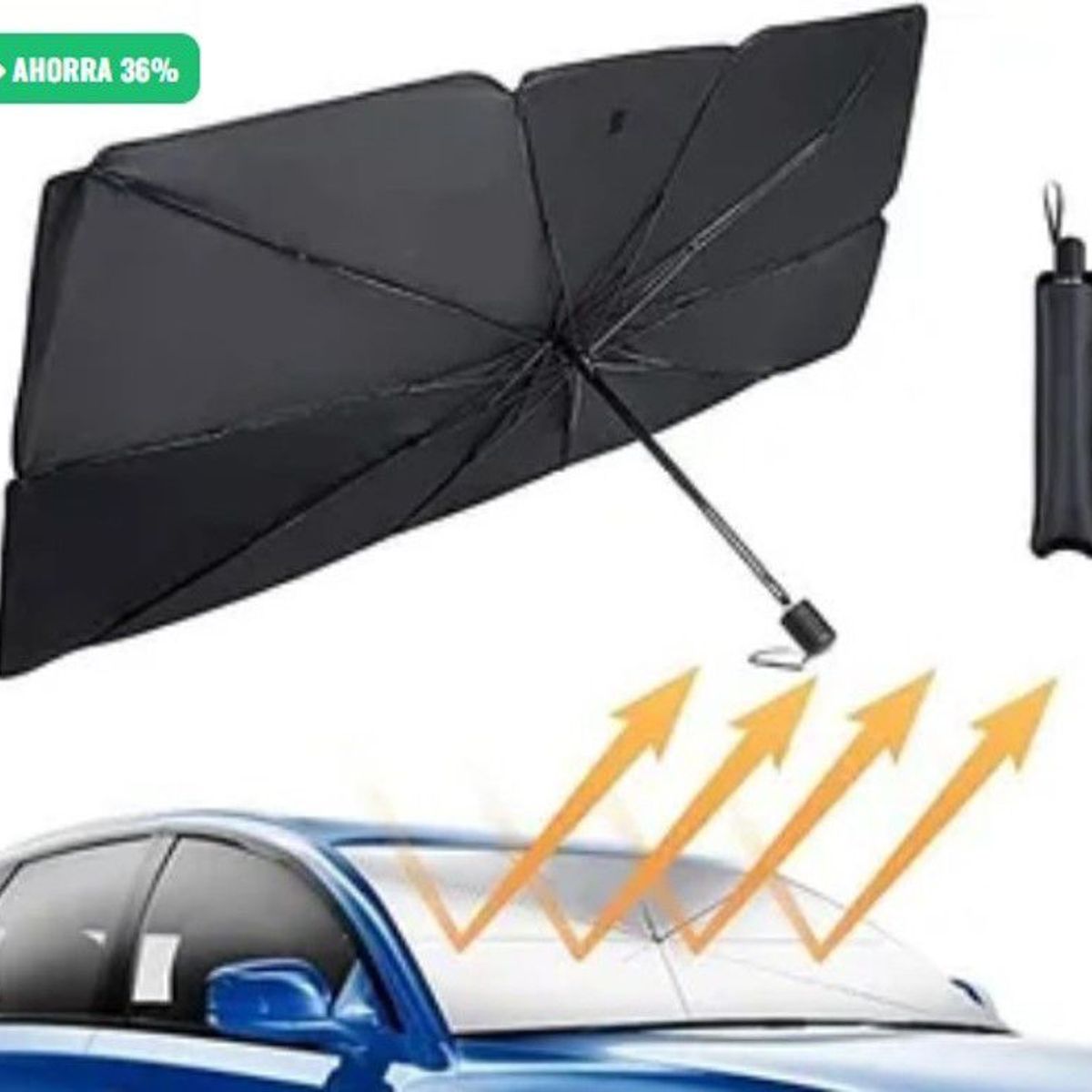 GENERICO - Parabrisa delantero de coche protección UV Plegable