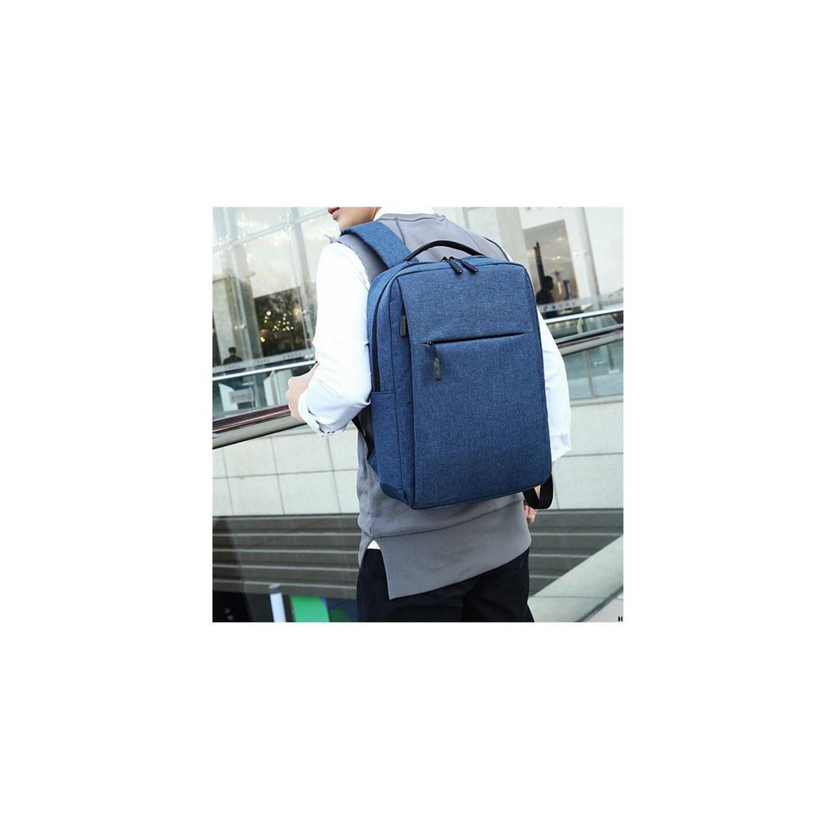 GENERICO - Mochila  Impermeable Antirrobo Con Puerto Usb