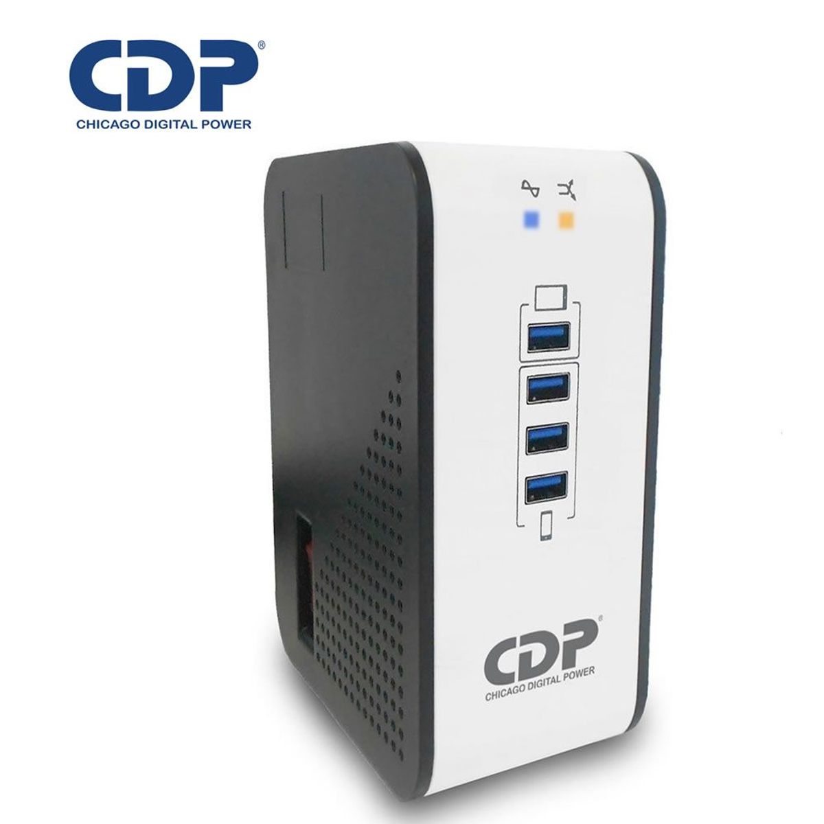 CDP - Estabilizador CDP R2CU-AVR1008I 1000VA/720W 8 Salidas 4 Port USB