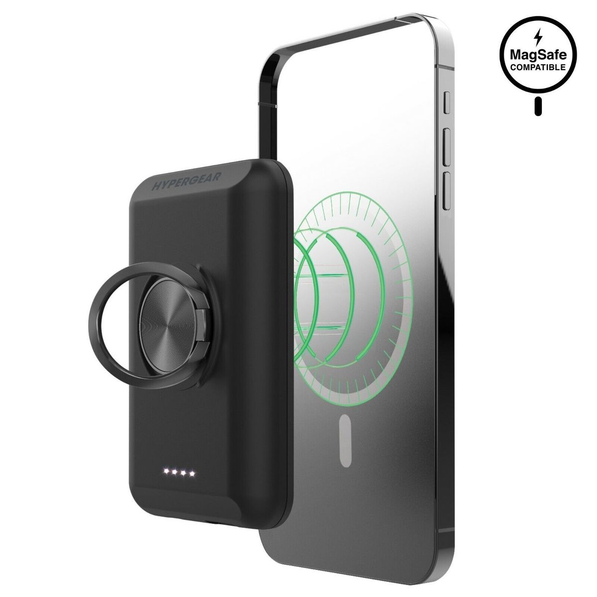 HYPERGEAR - CARGADOR HYPERGEAR MAGNETIC WIRELESS POWER BANK 5000 mAh FOR IPHONE 13