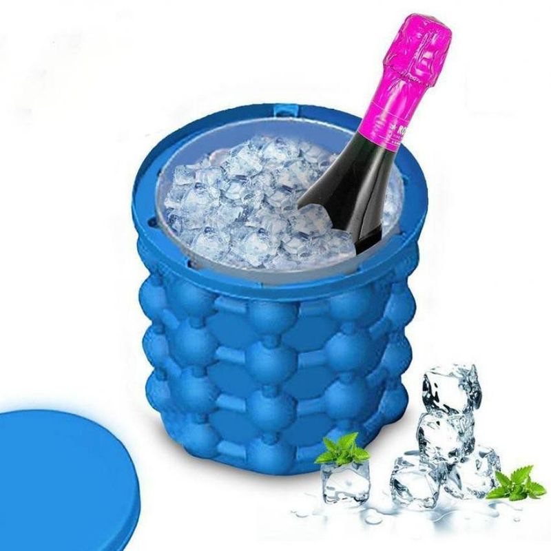 ACCESSORY GENIE - Hielera de silicona ice cube - hielera cubera de hielo