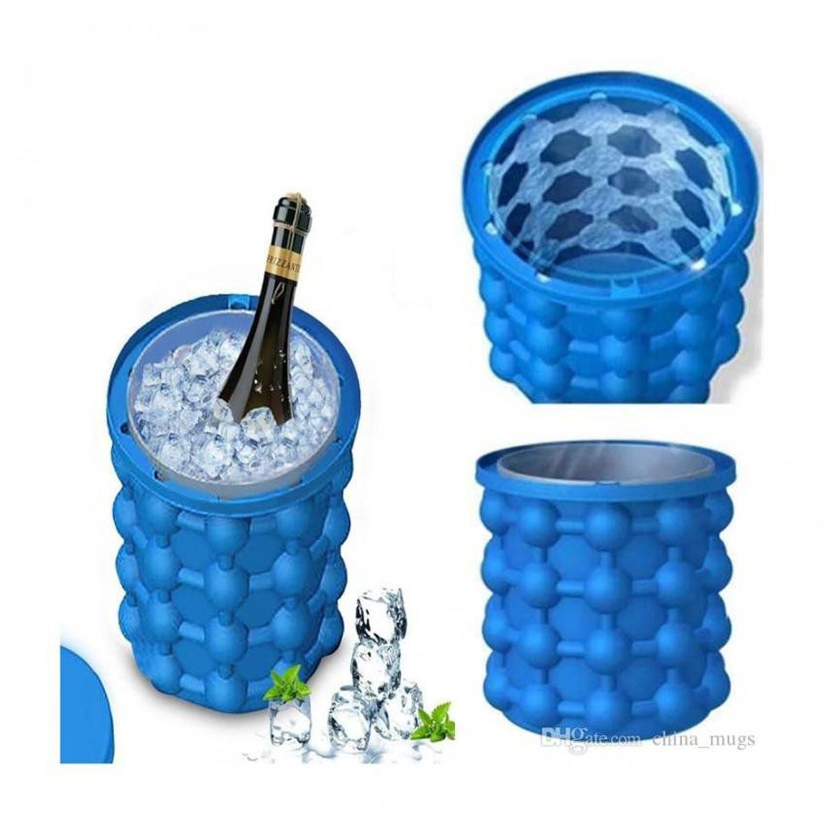 ACCESSORY GENIE - Hielera de silicona ice cube - hielera cubera de hielo