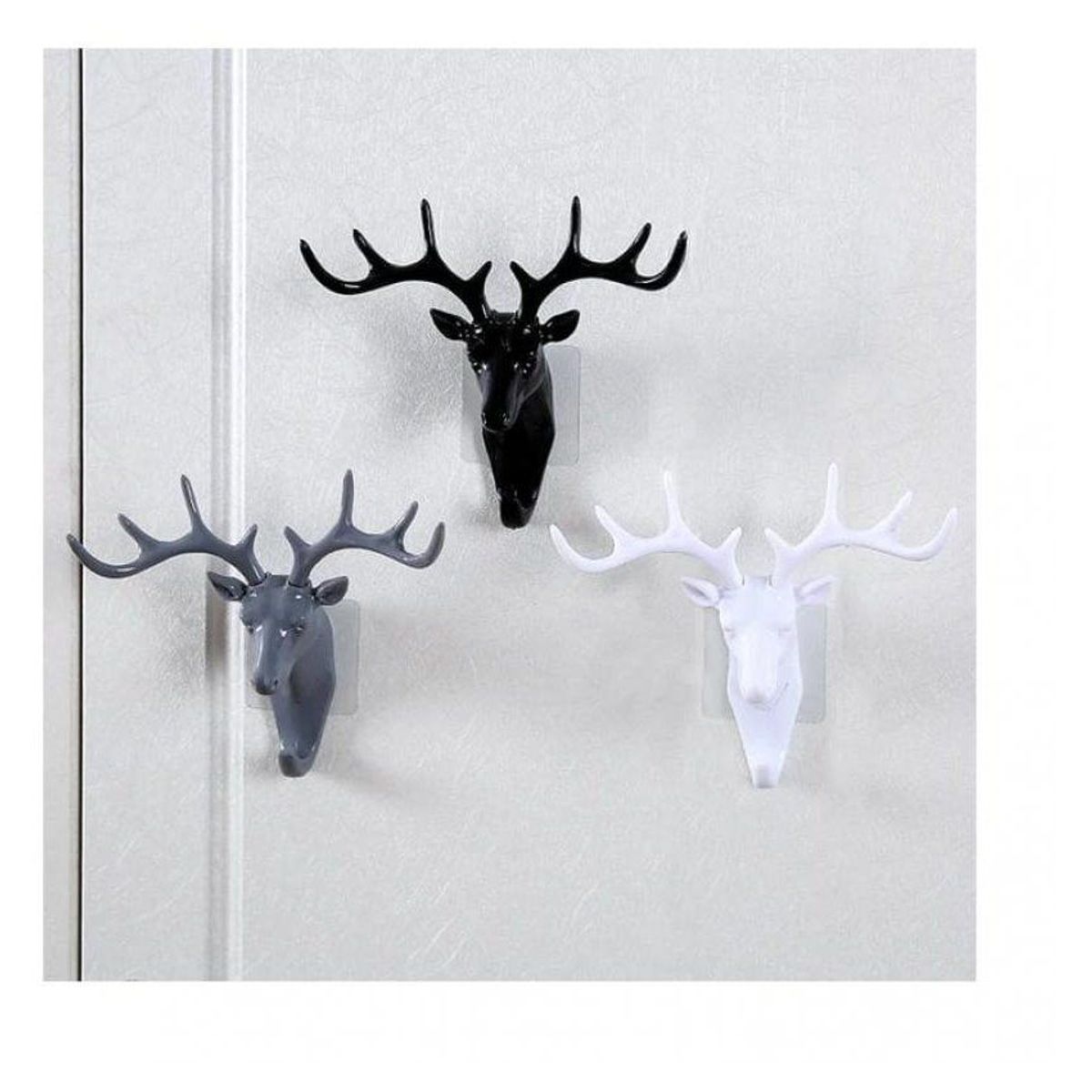 GENERICO - Porta llavero gancho multifuncional colgador de ciervo