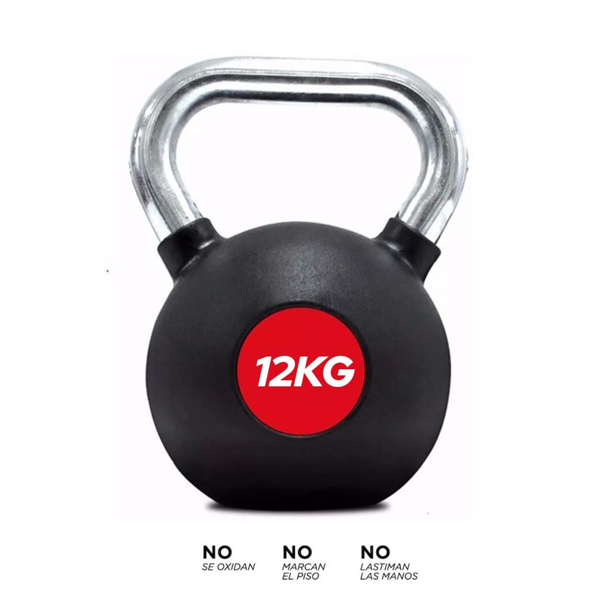 GENERICO - Pesa Rusa 12KG Caucho  guantes