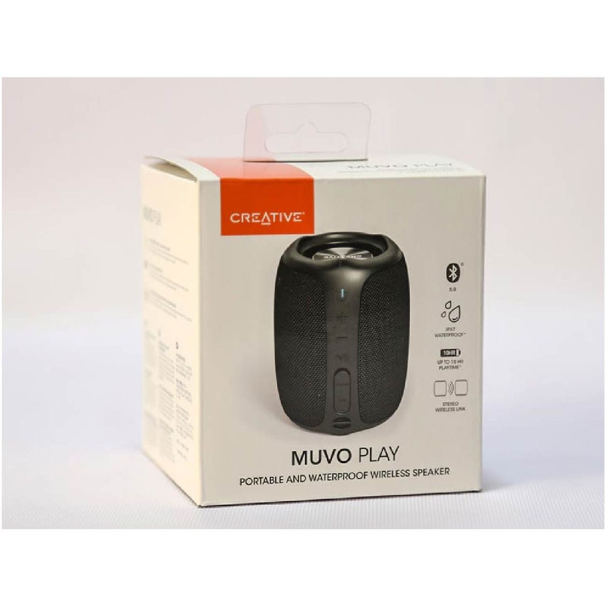 CREATIVE - Creative - Parlante MUVO Play Bluetooth 5.0 Waterproof IPX7- Negro