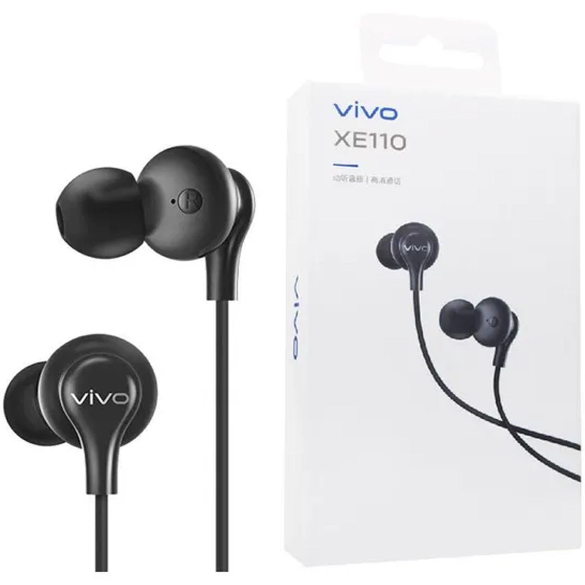 VIVO - Audifonos VIVO XE110 con Control de Volumen Jack - Negro