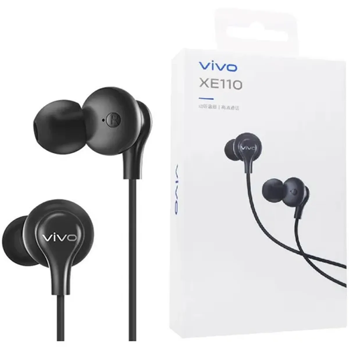 VIVO - Audifonos VIVO XE110 con Control de Volumen Jack - Negro