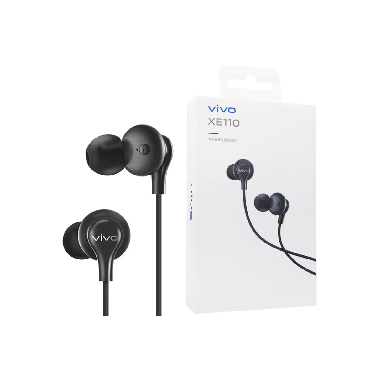 VIVO - Audifonos VIVO XE110 con Control de Volumen Jack - Negro