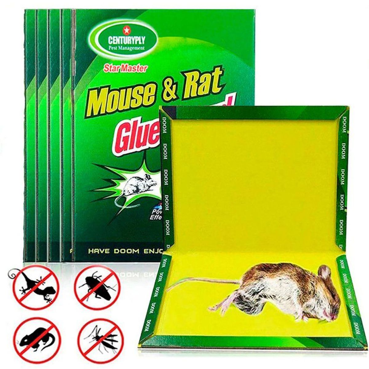 GENERICO - Trampa para ratones pegajosa 100 eficaz