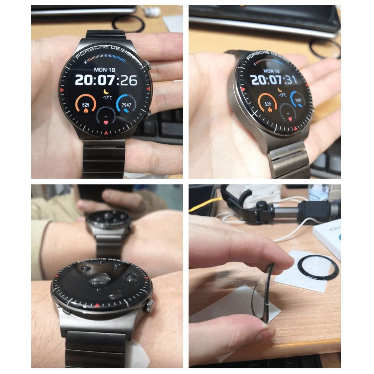 GENERICO - Protector de Pantalla Porsche para HUAWEI WATCH GT2 PRO - Negro