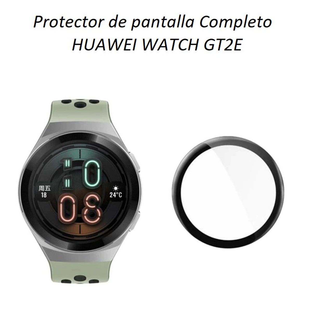GENERICO - Protector de pantalla Completo para HUAWEI WATCH GT2 E 46MM - SinNum
