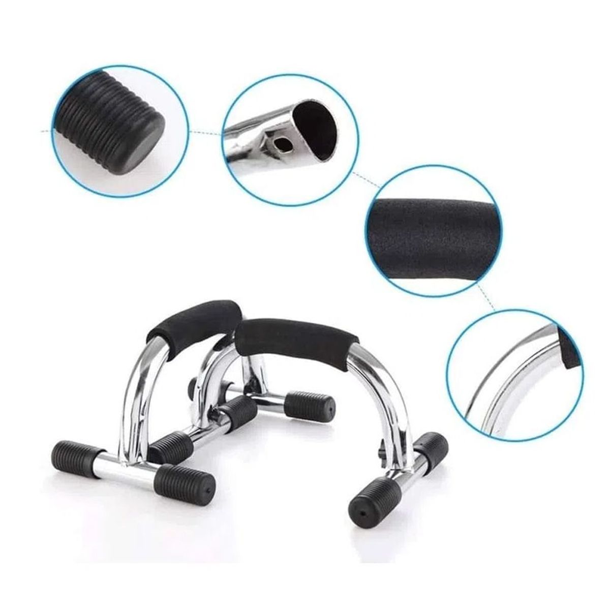 HOLGU - Push Ups Pro Metalico - Miniparalelas Importado