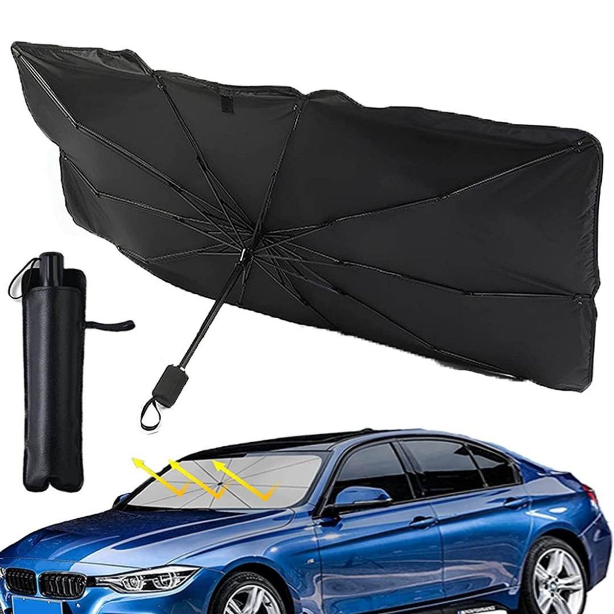 GENERICO - Tapasol Plegable de Auto Reflectante de Parabrisas