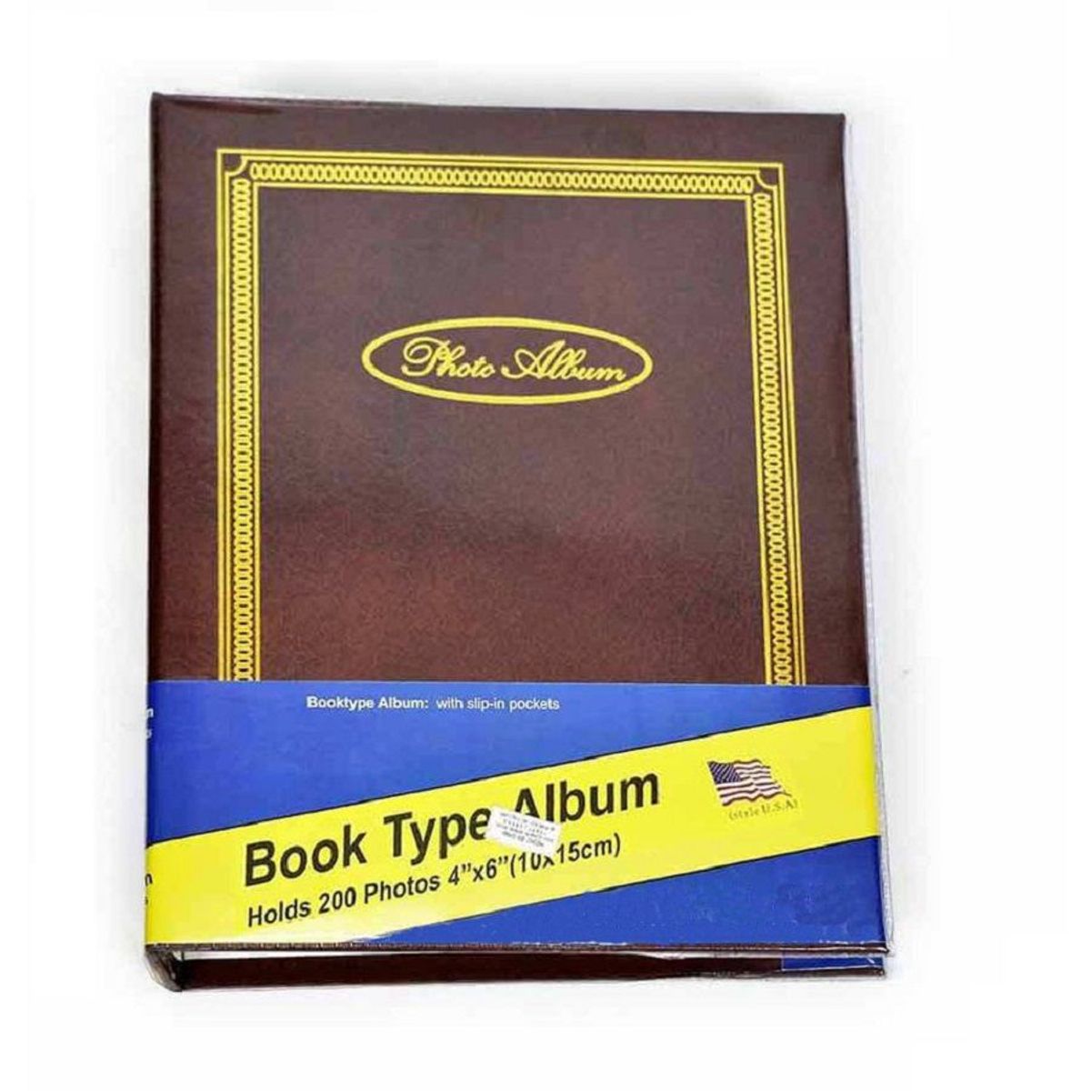 GENERICO - Álbum de Fotografías para 200 Fotos Color Marrón