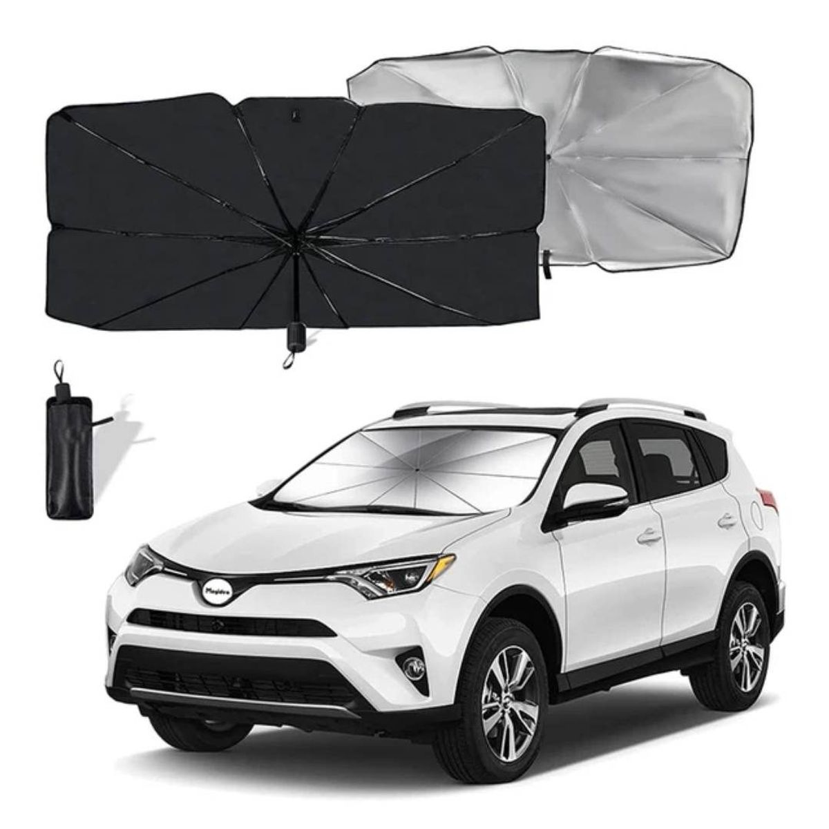 GENERICO - Cubresol de Auto tipo Sombrilla Plegable SUV Camioneta