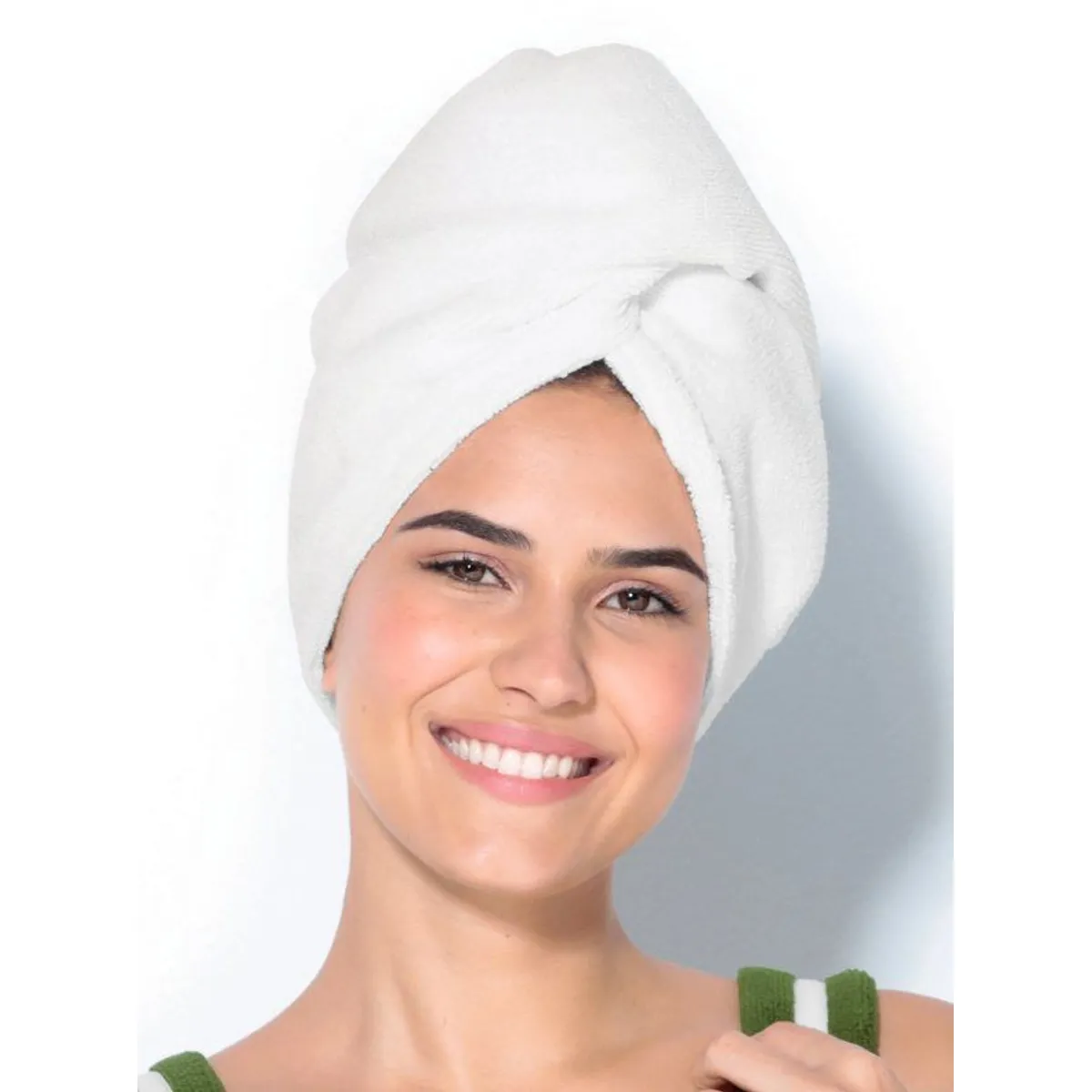 GENERICO - Turbantes para cabello - Blanco