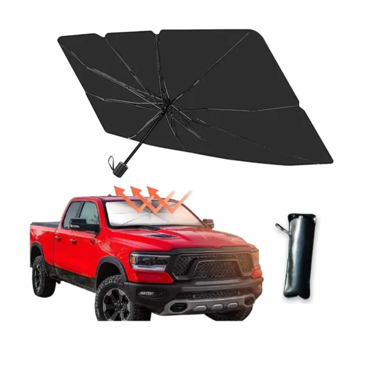 GENERICO - Tapasol Plegable Universal Kia Rio Yaris Toyota Nissan Honda