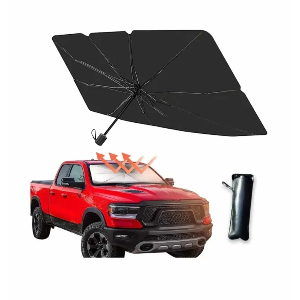 GENERICO - Tapasol Plegable Universal Kia Rio Yaris Toyota Nissan Honda