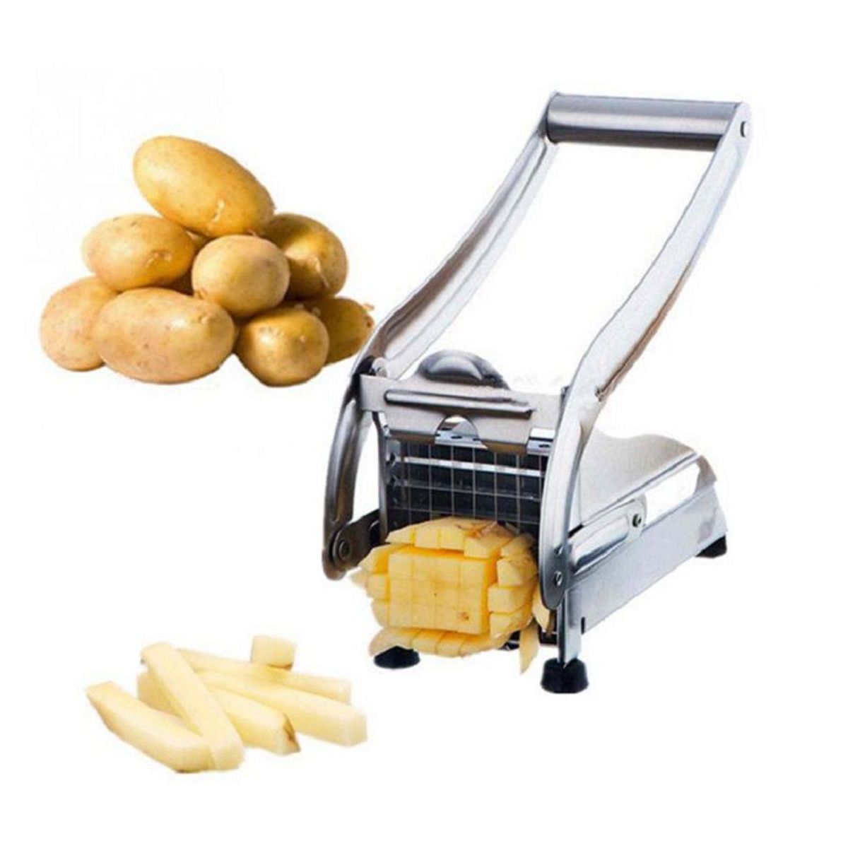 GENERICO - Cortador de Papas Fritas Acero Inoxidable