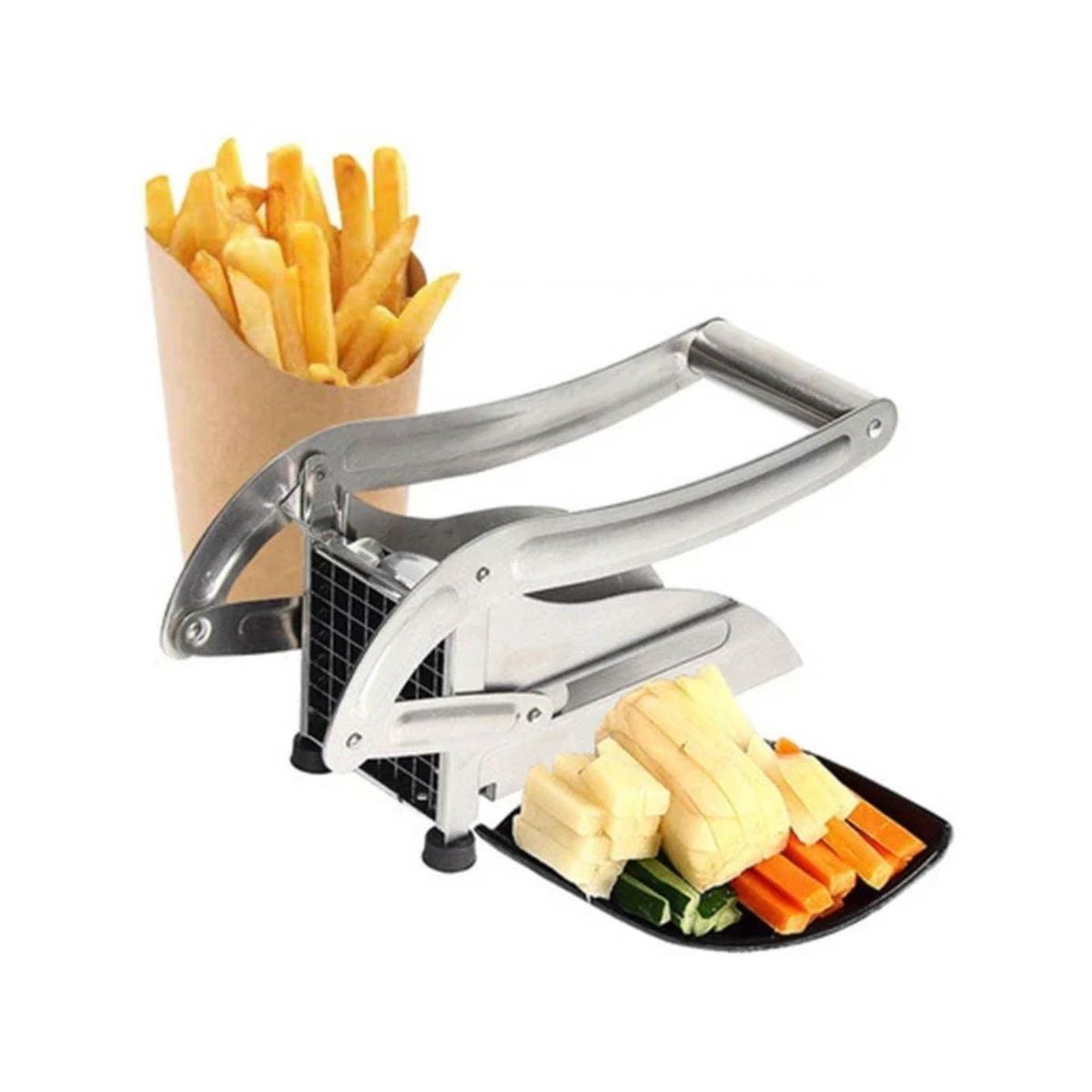 GENERICO - Cortadora Papas a La Francesa Picadora Pica Patata - Verduras