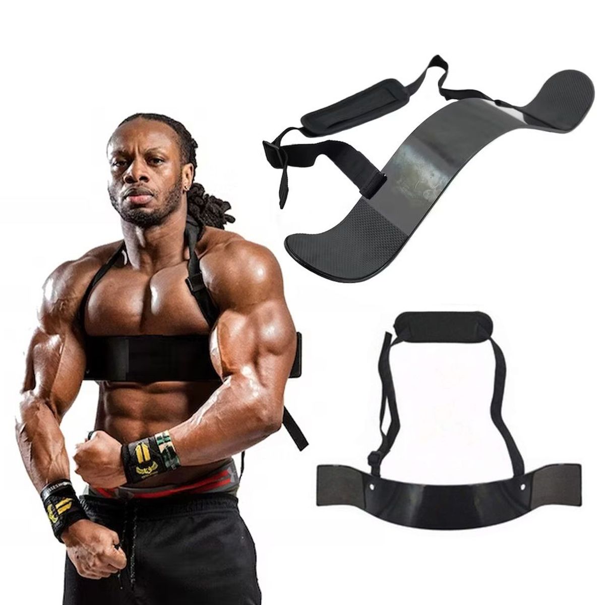 GENERICO - Blaster Cinturón Soporte Aislador Biceps Brazos