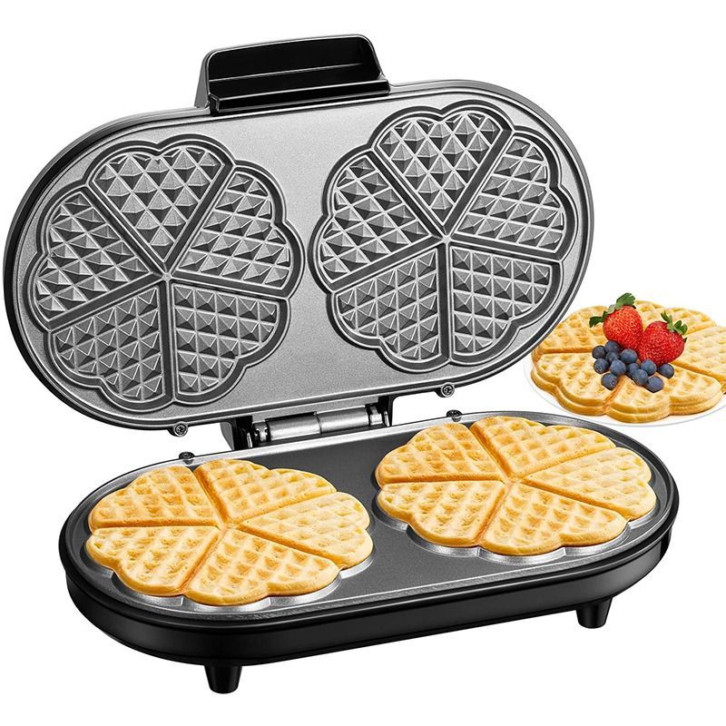 OEM - Maquina Electrica hasta 10 Wafles Forma de Corazón