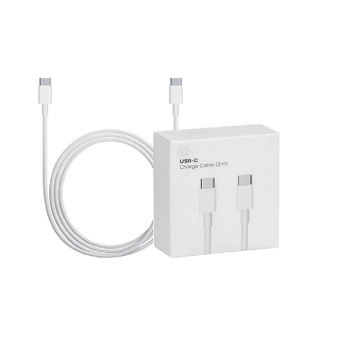 GENERICO - Cable USB C A C IPHONE iPad Macbook 2 METROS  NUEVO- CAJA