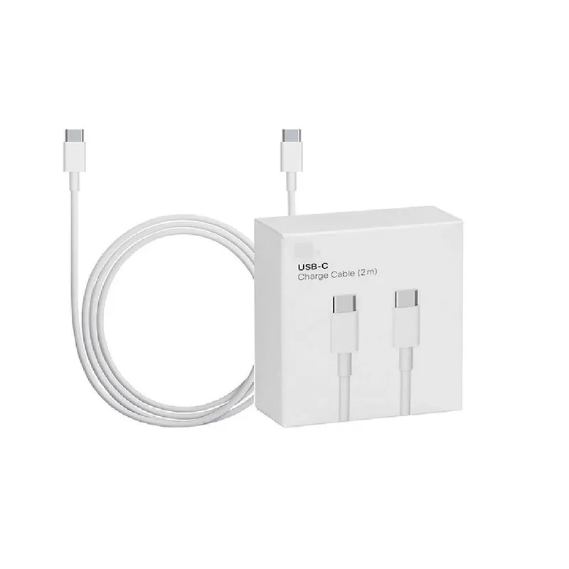 GENERICO - Cable USB C A C IPHONE iPad Macbook 2 METROS  NUEVO- CAJA