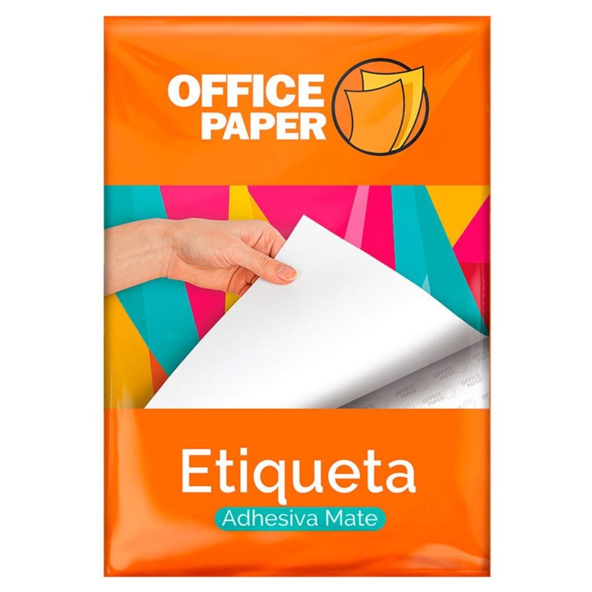 OFFICE PAPER - Etiqueta Office Paper Mate 180g por 25 Hojas A4